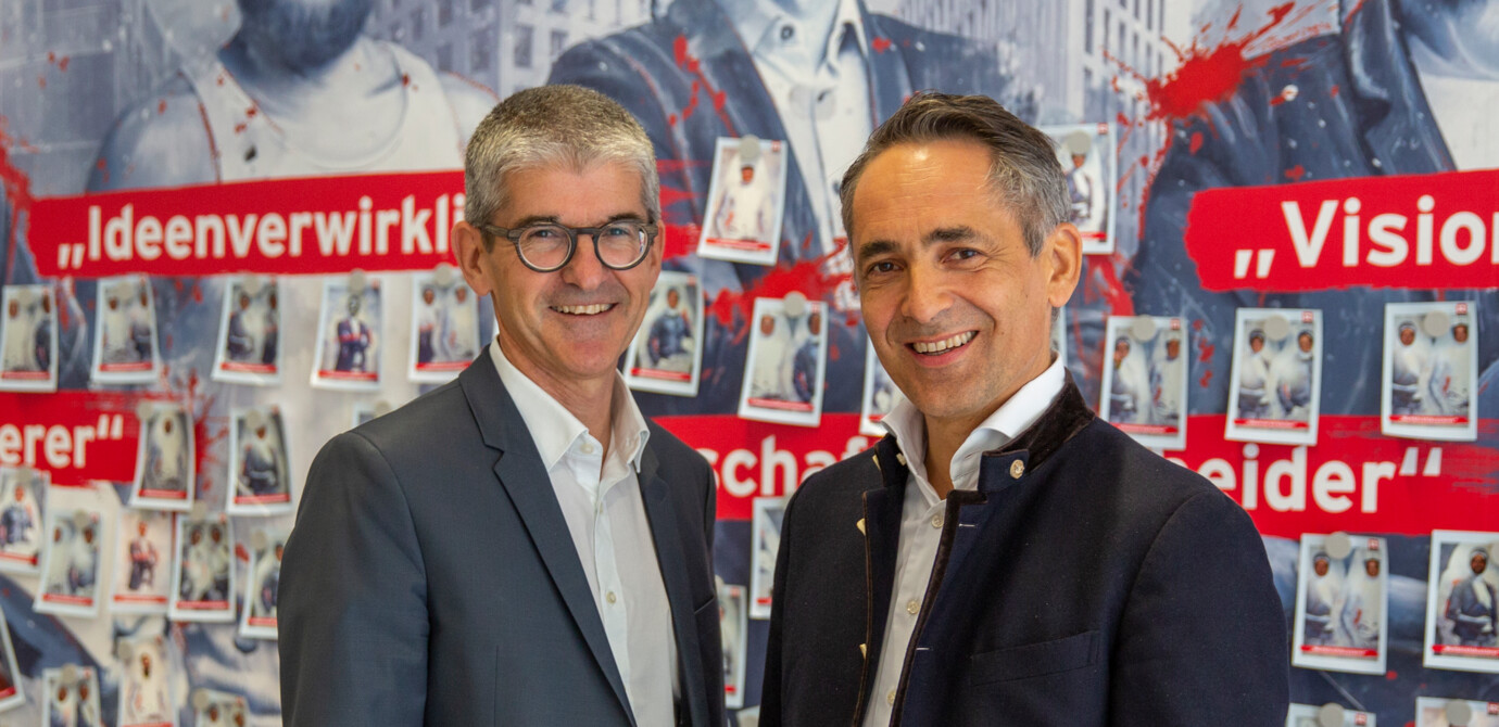 Mag. Ernst Thurnher und DI Hubert Rhomberg, die beiden Geschäftsführer der Rhomberg Holding, reflektierten beim jährlichen Pressegespräch der Rhomberg Gruppe über das vergangene, sehr erfolgreiche Geschäftsjahr 2018/2019.
